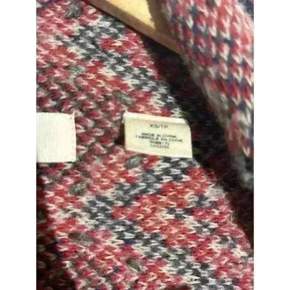 Sleeping on Snow Anthropologie Open Front Cardigan Long Sleeve Wool blend XS/TP - Picture 6 of 11